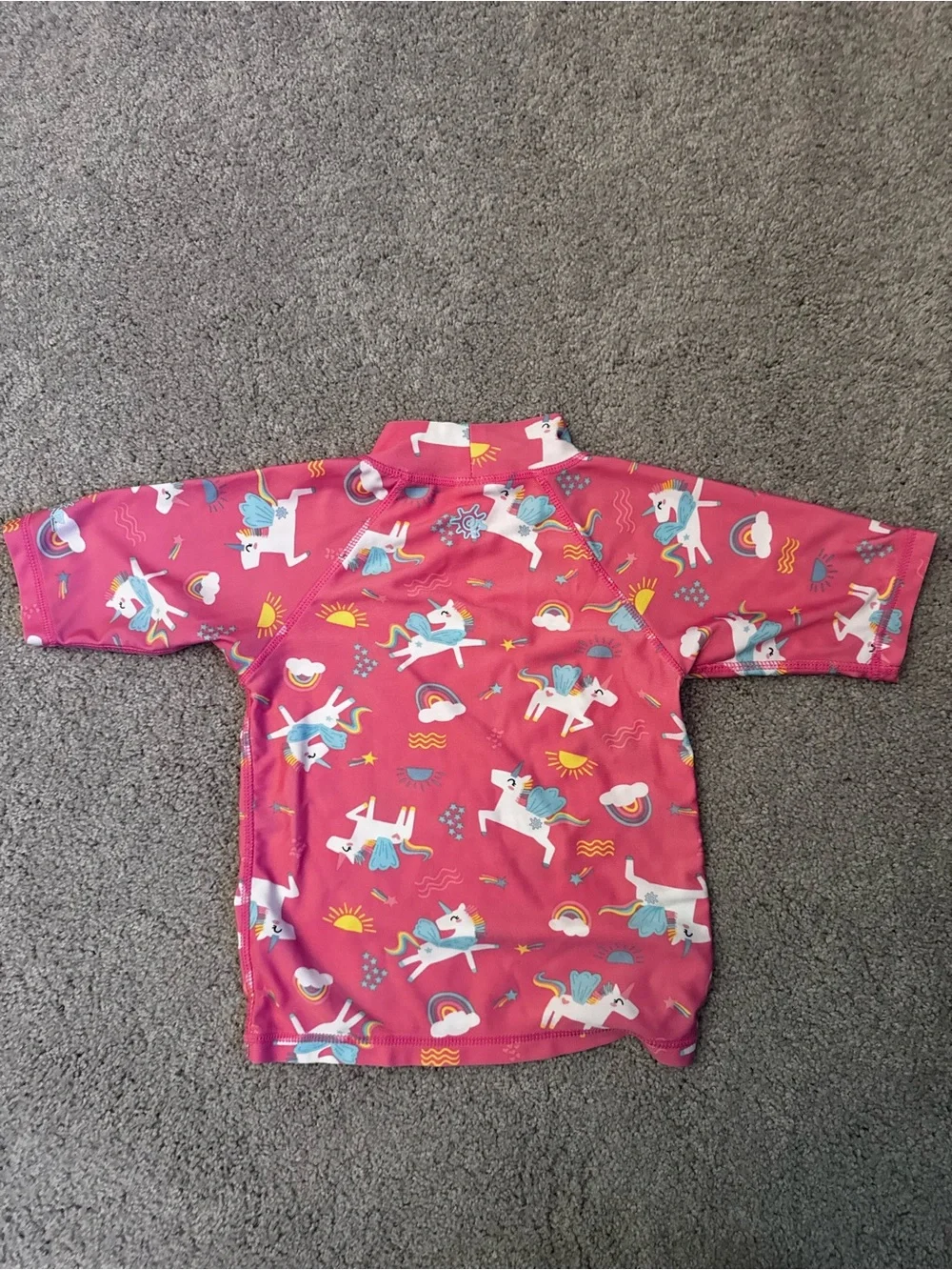 Unicorn-Themed Swimwear - One Piece and a Top, 5-6